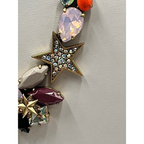 J. Crew Fruit Salad AB Crystals
Acrylic Gems w/ Stars Necklace 18"
Gold Plated - Picture 4 of 9
